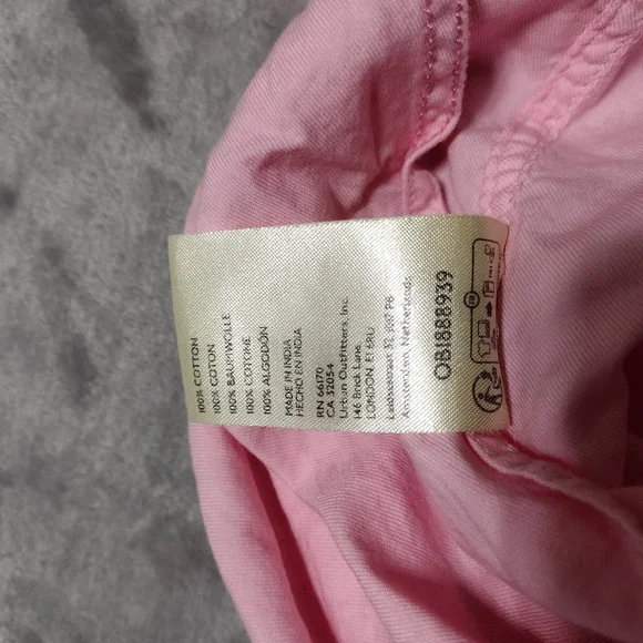 Free People We The Free Freddie Shirt Button Down Oversized Pink Size XS - Picture 10 of 12